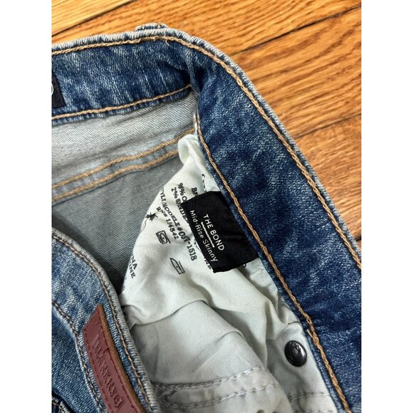 Blank NYC The Bond Jeans Women's Size 28 Skinny Distressed Medium Wash Denim - Picture 3 of 5